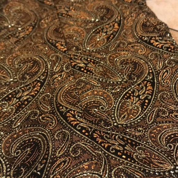 Vintage xscape by Lawrence Kurtz gold halter top size 10 made in USA small - Picture 8 of 12